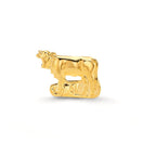 Ohrstecker 1 Stk 750/18 K Gelbgold Kuh