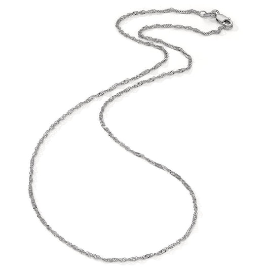 Collier Silber rhodiniert 45 cm