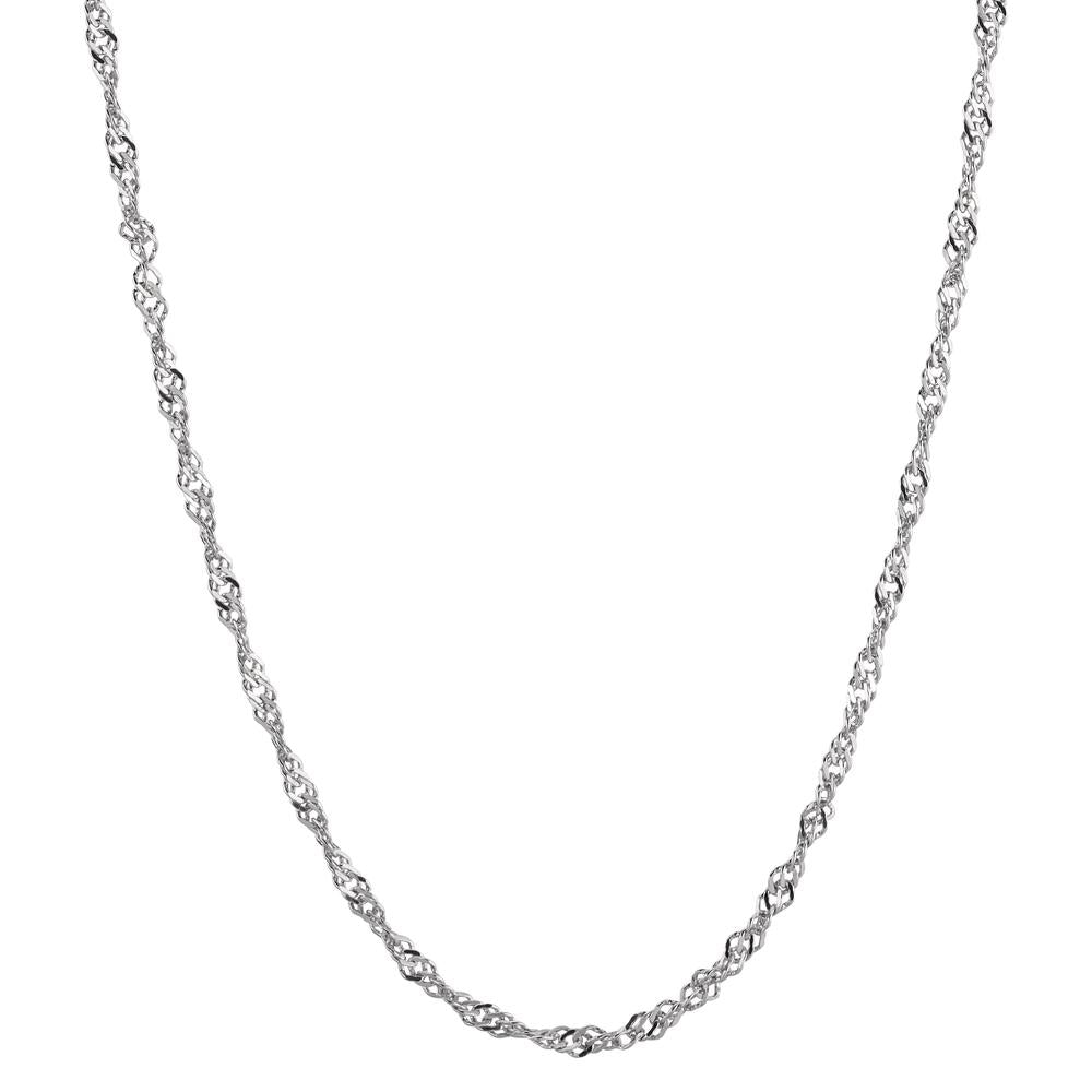 Collar Plata Rodio plateado 50 cm