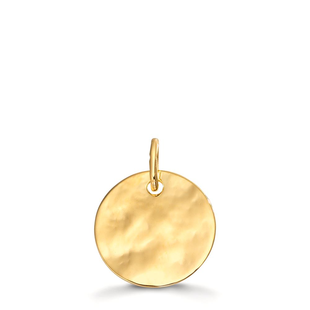 Gravuranhänger 375/9 K Gelbgold Ø12 mm