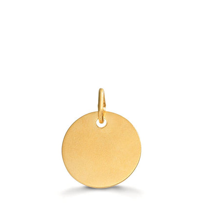 Colgante grabado Oro amarillo de 375/9K Ø12 mm