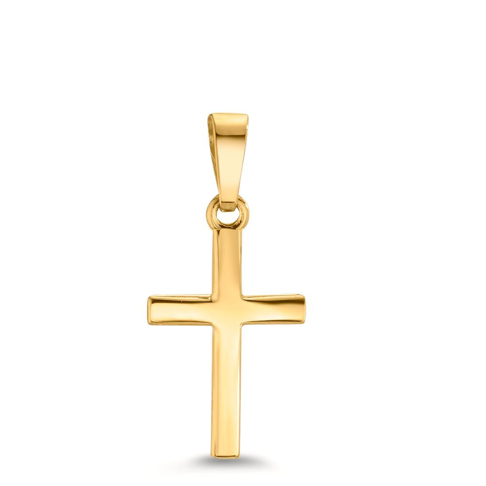 Anhänger 585/14 K Gelbgold Kreuz