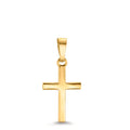 Anhänger 750/18 K Gelbgold Kreuz