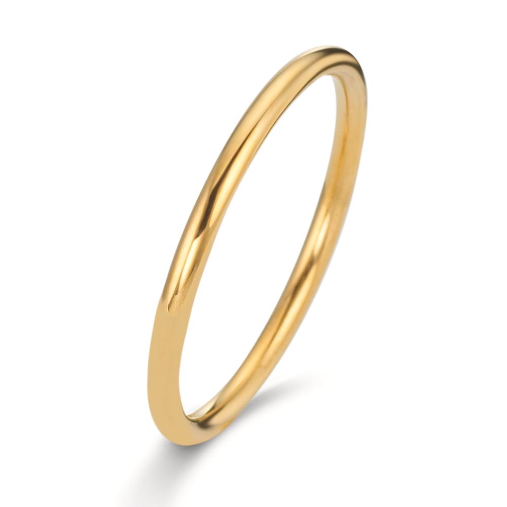 Beisteckring Edelstahl gelb IP beschichtet