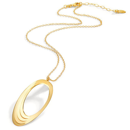 Collier Silber gelb vergoldet 40-44 cm verstellbar