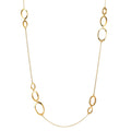 Collier Silber gelb vergoldet 90 cm