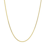 Collar forzada 750/oro amarillo de 18 quilates