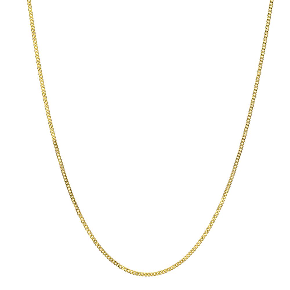 Panzer-Halskette 750/18 K Gelbgold