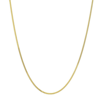 Curb-Necklace 18k Yellow Gold