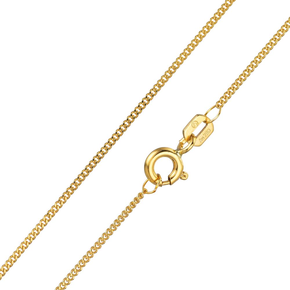 Collar forzada 750/oro amarillo de 18 quilates