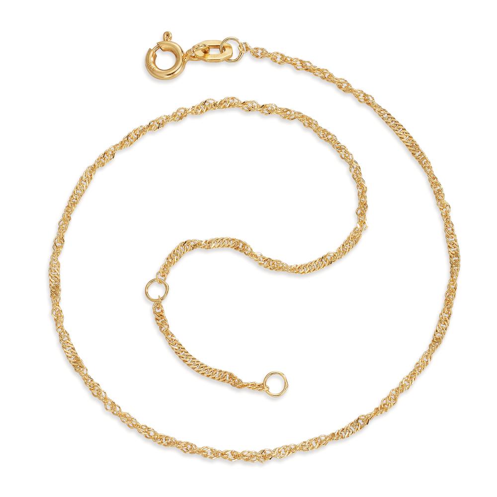 Anklet 9k Yellow Gold 23-25 cm