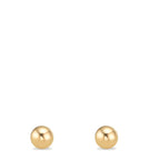 Orecchini a bottone Oro giallo 375/9K Ø4 mm