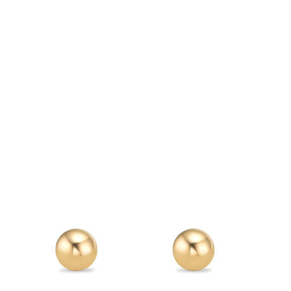 Örhängen med knoppar 375/9 K gult guld Ø4 mm