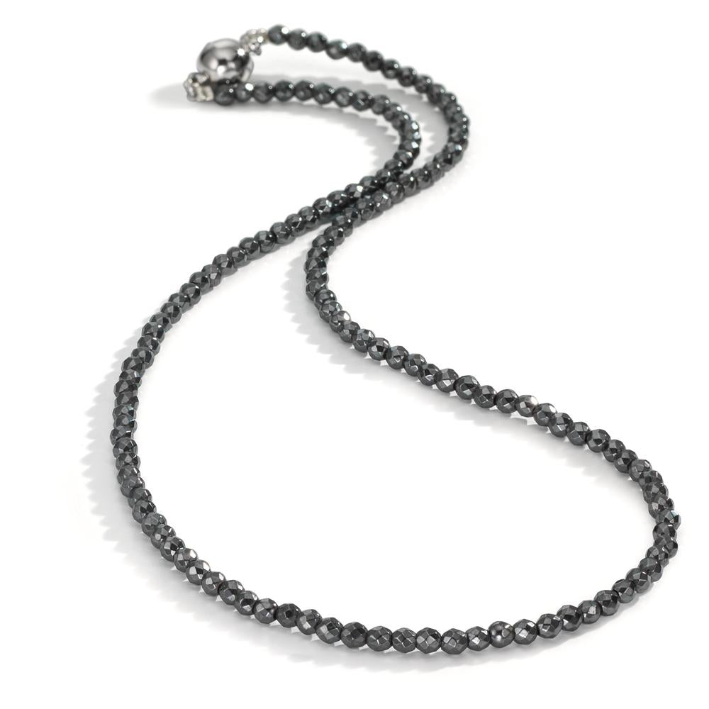Collana Acciaio inossidabile Ematite 3 mm 42 cm