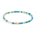 Bracelet Acier inoxydable Cristal jaune PVD perle d'eau douce 4-4.5 mm