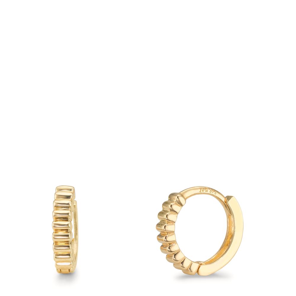 Klappcreolen 375/9 K Gelbgold