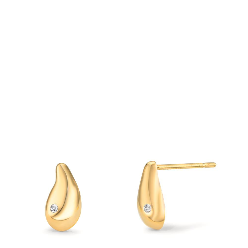 Stud earrings 9k Yellow Gold