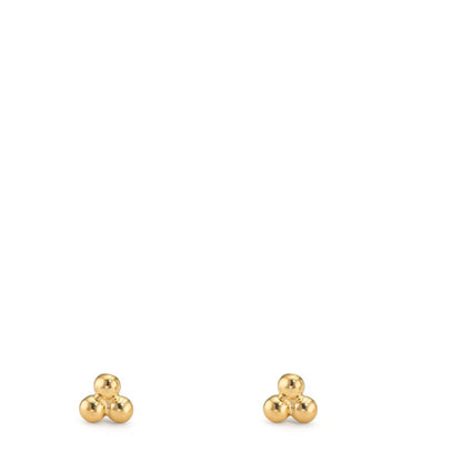 Pendientes Oro amarillo de 375/9K Ø2.7 mm