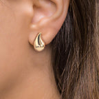 Orecchini a bottone Oro giallo 375/9K