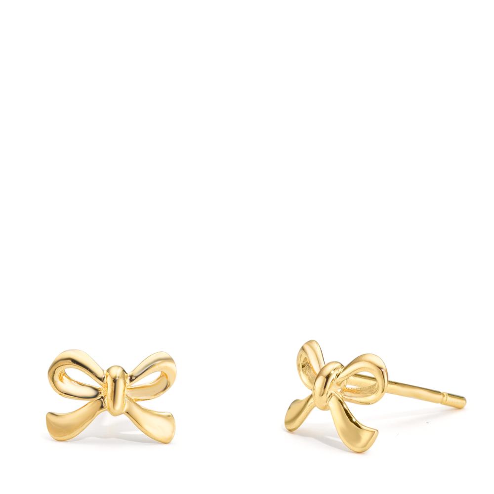 Stud earrings 9k Yellow Gold Bow