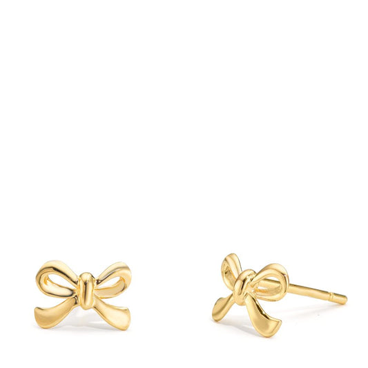 Stud earrings 9k Yellow Gold Bow