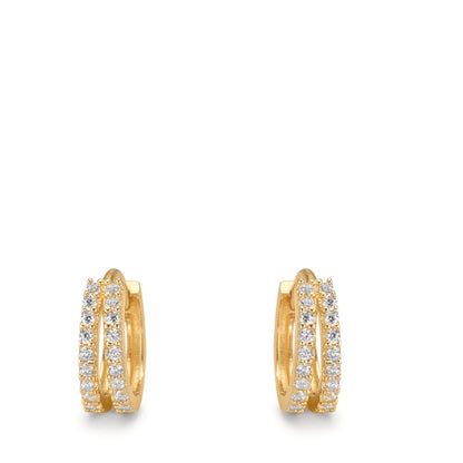 Aro con bisagra Oro amarillo de 375/9K Circonita 36 piedras