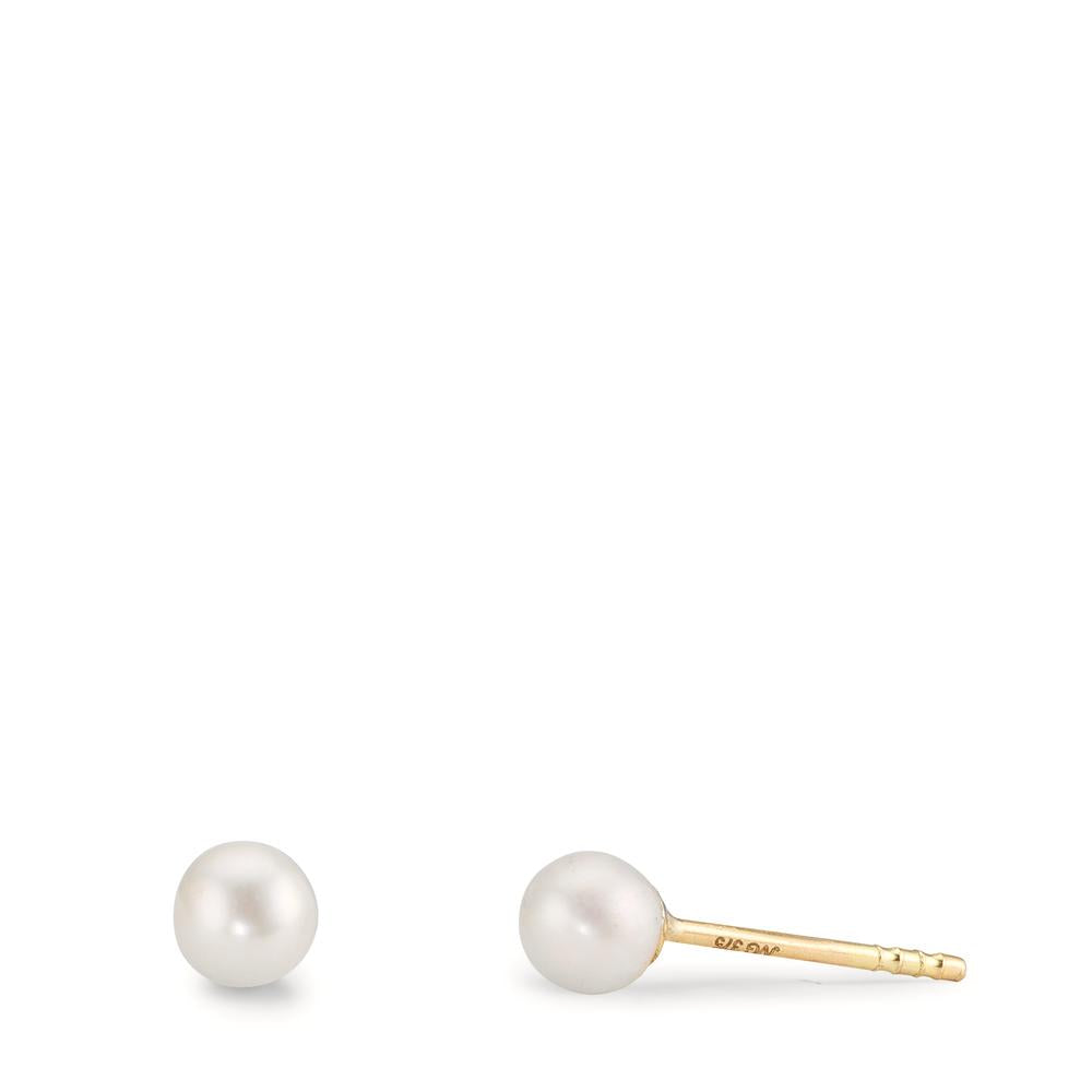 Pendientes Oro amarillo de 375/9K [shining Pearls], 2 Perlas 4-4.5 mm