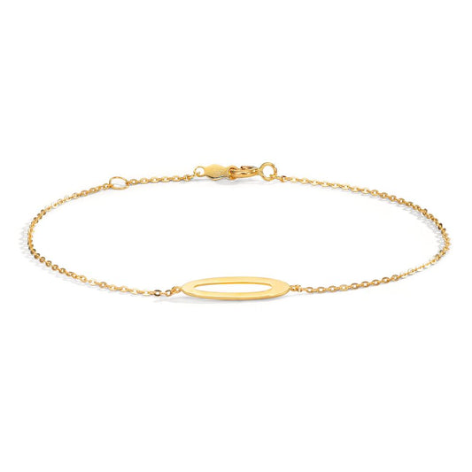 Armband 375/9 K Gelbgold 16-18 cm verstellbar