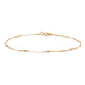 Armband 375/9 K Gelbgold 16-18 cm verstellbar
