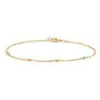 Armband 375/9 K Gelbgold 16-18 cm verstellbar