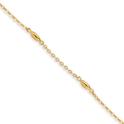 Bracelet Or jaune 9K 16-18 cm
