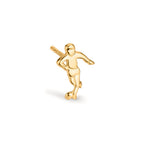 Ohrstecker 1 Stk 375/9 K Gelbgold Fussball