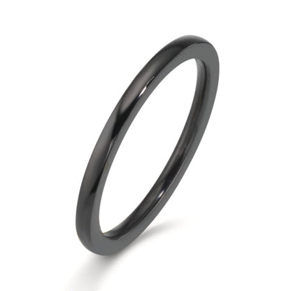 Beisteckring Edelstahl schwarz IP beschichtet
