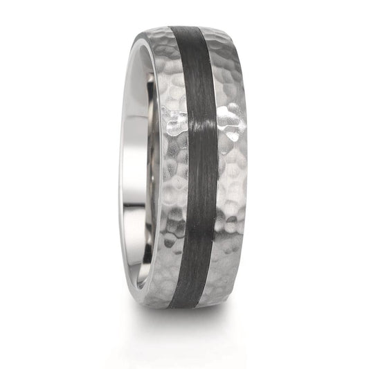 Partnerring Edelstahl, Carbon