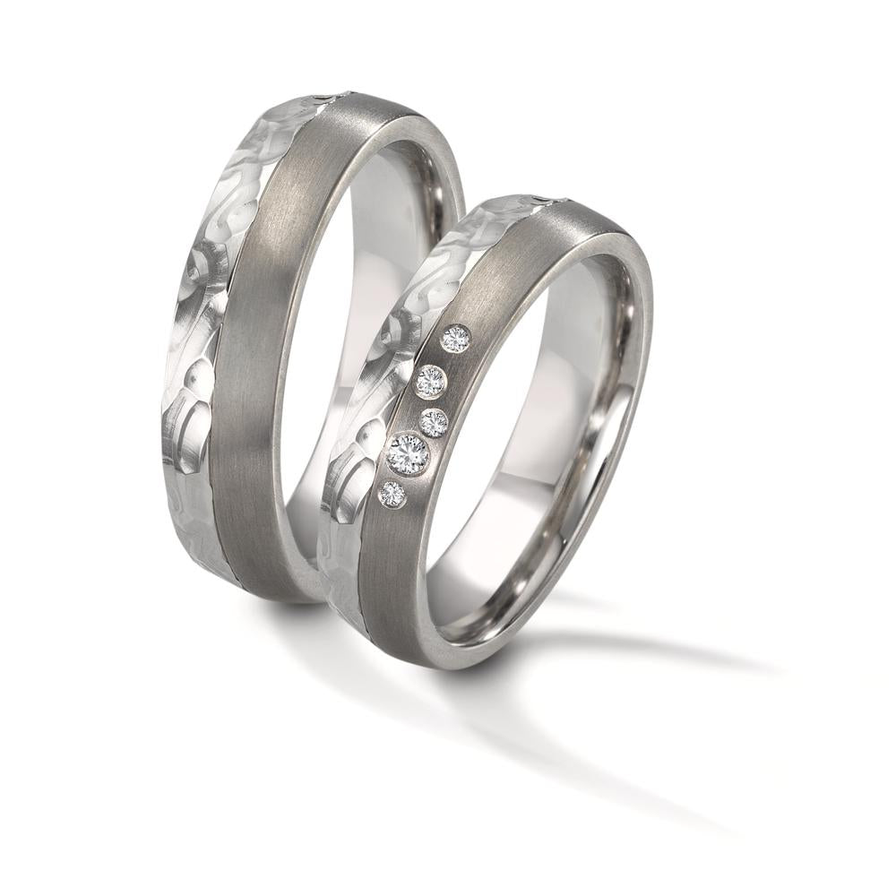 Anillo de pareja Acero inoxidable, Titanio