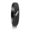 Partnerring zirkonium diamant 0.045 ct, 3 stenar, w-si