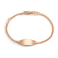 Gravurarmband 750/18 K Rotgold 12-14 cm verstellbar
