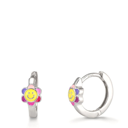 Aro con bisagra Plata Rodio plateado