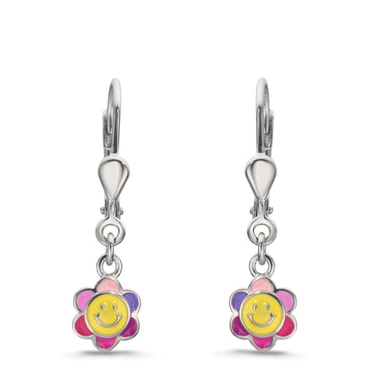 Pendant d'oreilles Argent Rhodié