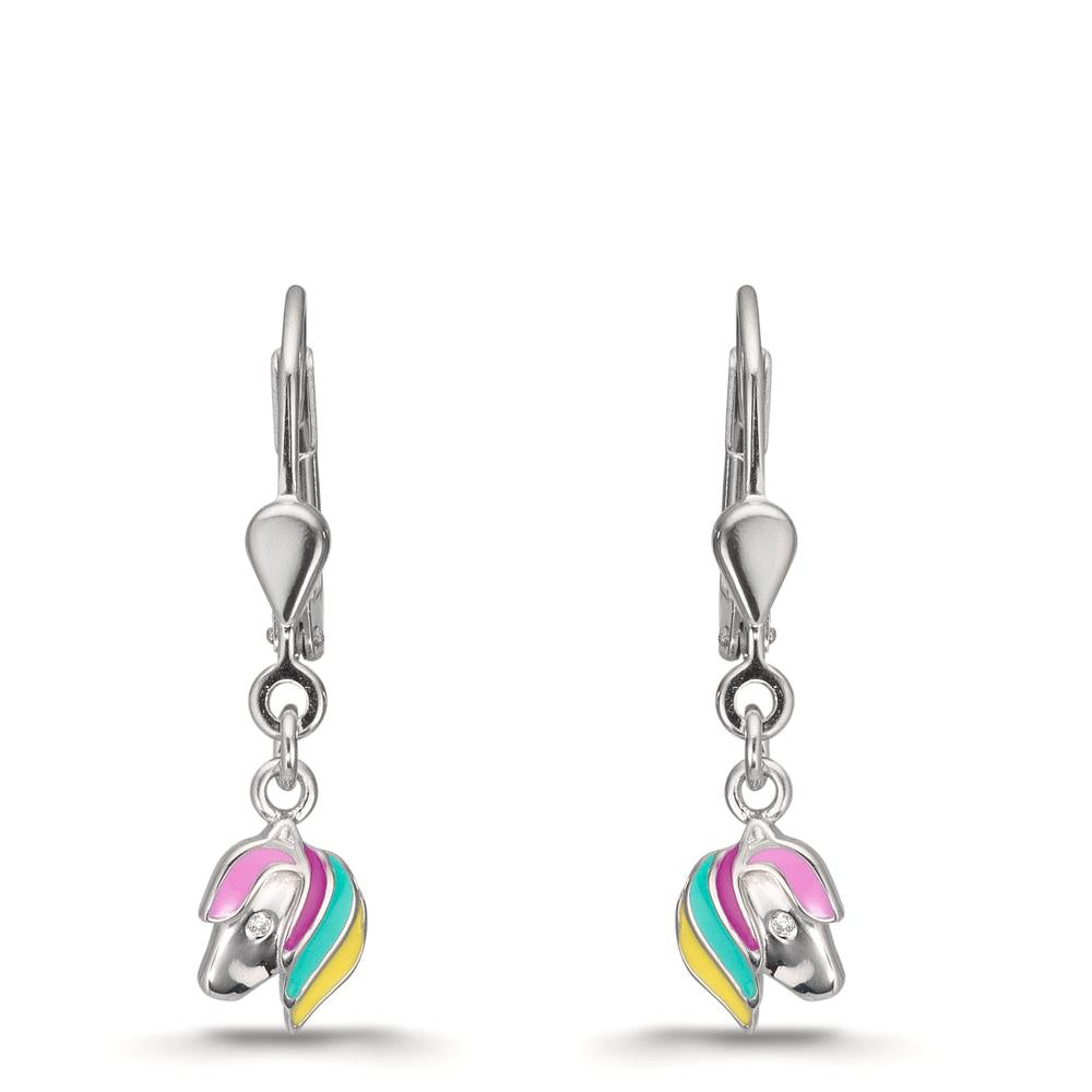 Orecchini Argento rodiato Cavallo