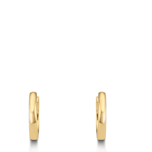 Créoles à charnières Argent jaune Plaqué or