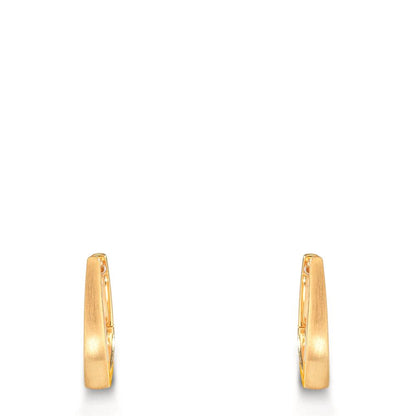 Créoles à charnières Argent jaune Plaqué or