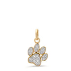 Colgante Oro amarillo de 375/9K Circonita pata Ø9.5 mm