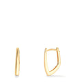 Klappcreolen 375/9 K Gelbgold