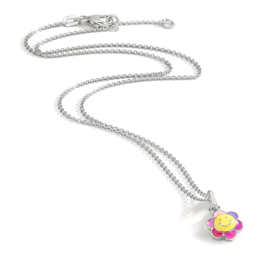 Chaînette avec pendentif Argent Rhodié 36 cm