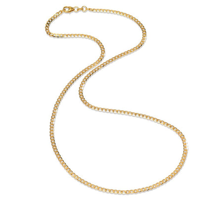 Collier Or jaune 9K 60 cm