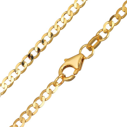 Collier Or jaune 9K 60 cm