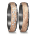 Partnerring 999 Tantal, 585/14 K Rosegold