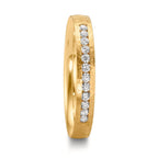 Anello del partner Oro giallo 750/18 carati Diamante 0.18 ct, 12 pietra, w-si