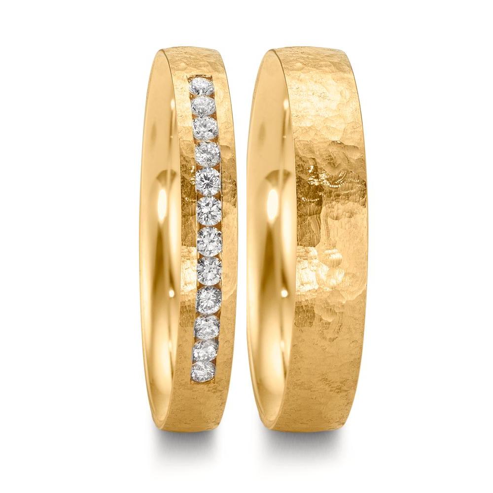 Anello del partner Oro giallo 750/18 carati